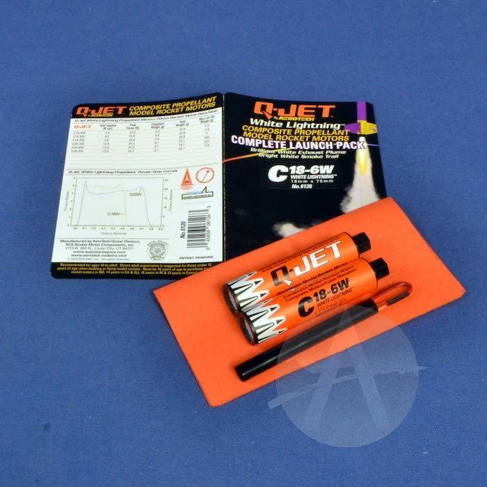 Quest Q-Jet Composite Motor - C18-6W 1 Quest Q-Jet Composite Motor - C18-6W